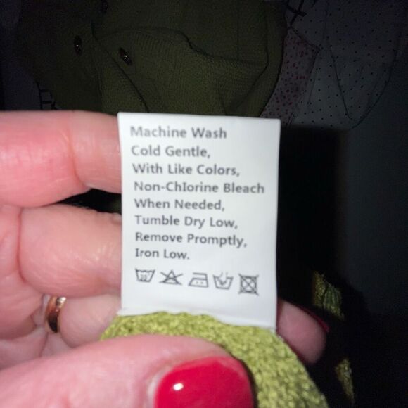 Pretty Garden Short Sleeve Crew Neck Ribbed Knit Blouse Top Cardigans small NWT - Picture 8 of 8